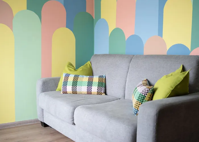 Lägenhet Family Garden With Free Private Parking & Playground Riga